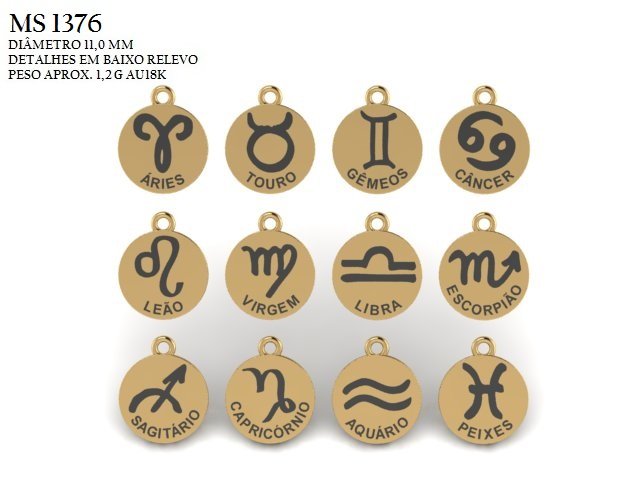 Berloque - Arquivo para impressão 3D Formato STL