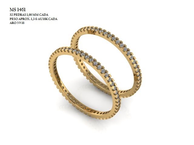 Anel Aparador - Arquivo para impressão 3D. Formato STL