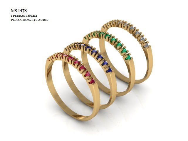 Anel Aparador - Arquivo para impressão 3D. Formato STL