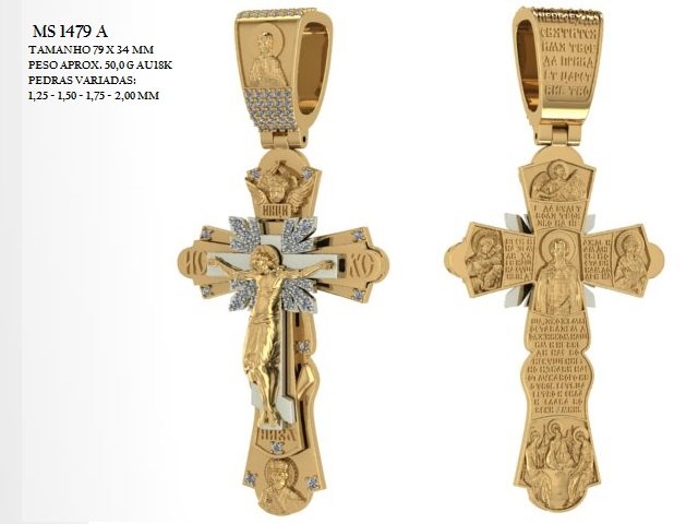 Pingente religioso - Arquivo para impressão 3D. Formato STL