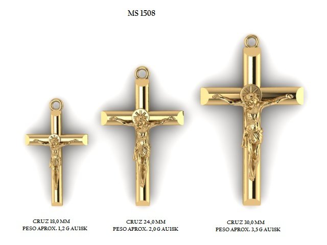 Pingente religioso - Arquivo para impressão 3D. Formato STL