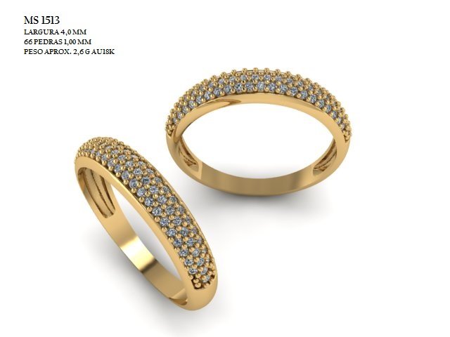 Anel Aparador - Arquivo para impressão 3D. Formato STL