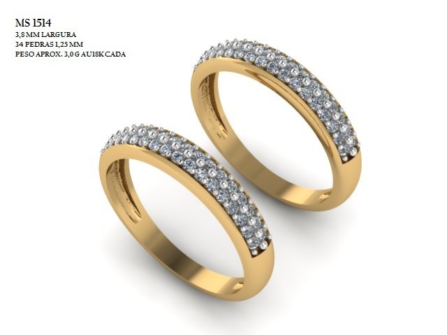 Anel Aparador - Arquivo para impressão 3D. Formato STL