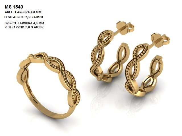 Conjunto - Arquivo para impressão 3D Formato STL