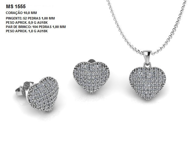 Conjunto - Arquivo para impressão 3D Formato STL