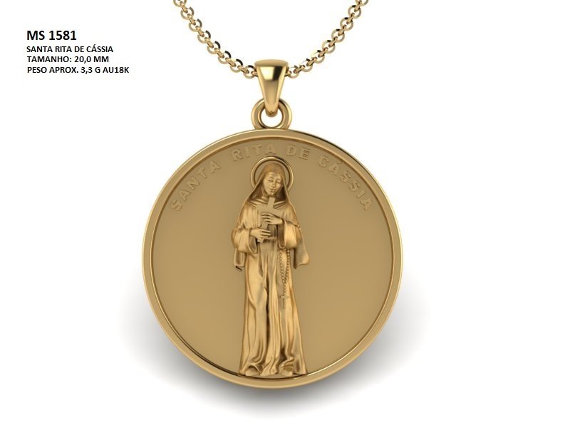 Religiosa - Arquivo para impressão 3D - Formato STL