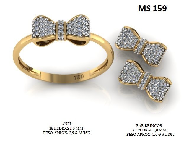 Conjunto - Arquivo para impressão 3D Formato STL