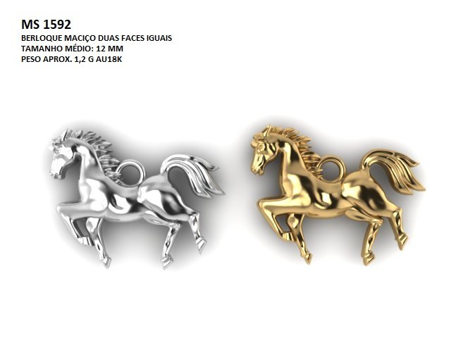 Berloque - Arquivo para impressão 3D Formato STL