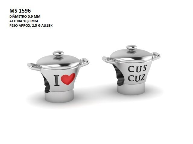 Berloque - Arquivo para impressão 3D Formato STL