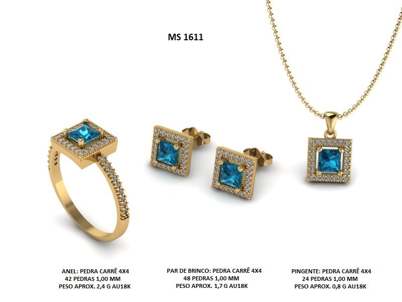 Conjunto - Arquivo para impressão 3D Formato STL