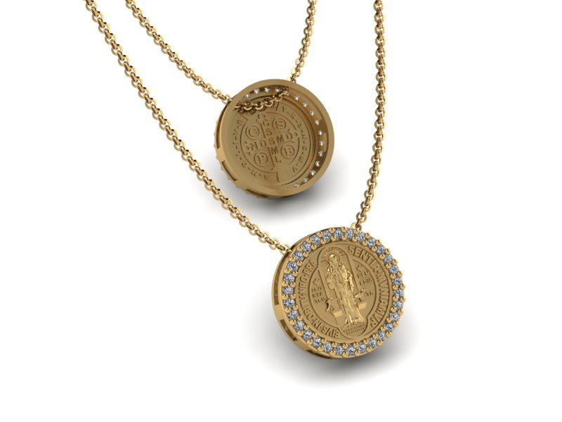 Pingente religioso - Arquivo para impressão 3D. Formato STL