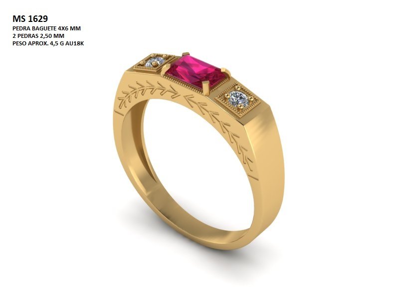 Anel Formatura- Arquivo para impressão 3D Formato STL