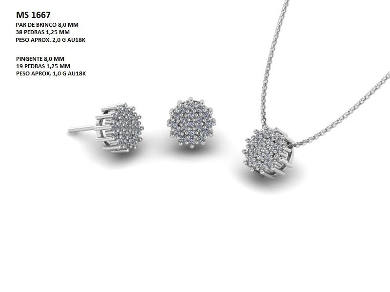 Conjunto - Arquivo para impressão 3D Formato STL