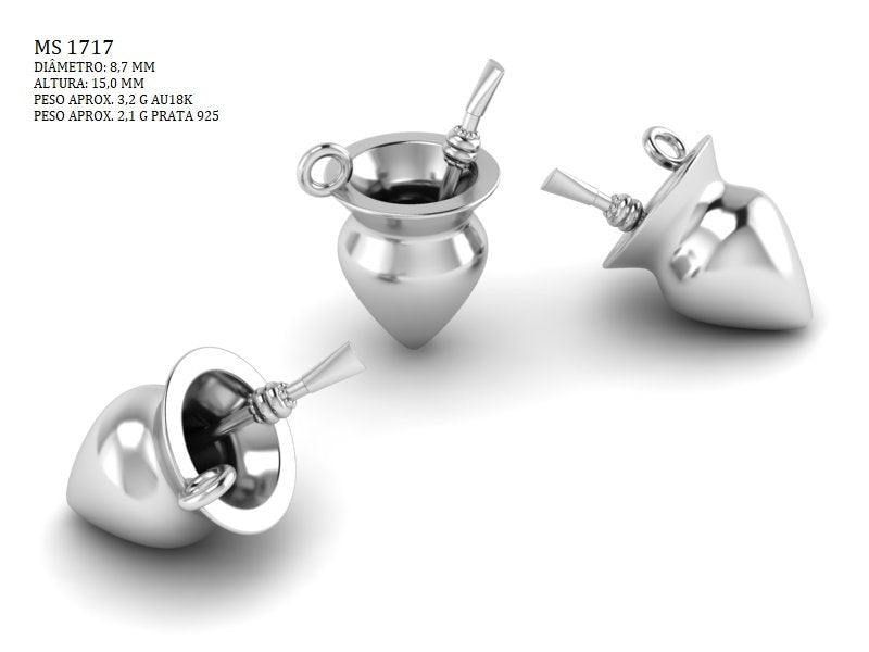 Berloque - Arquivo para impressão 3D Formato STL