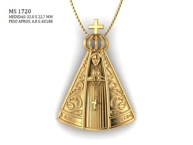 Religiosa - Arquivo para impressão 3D - Formato STL
