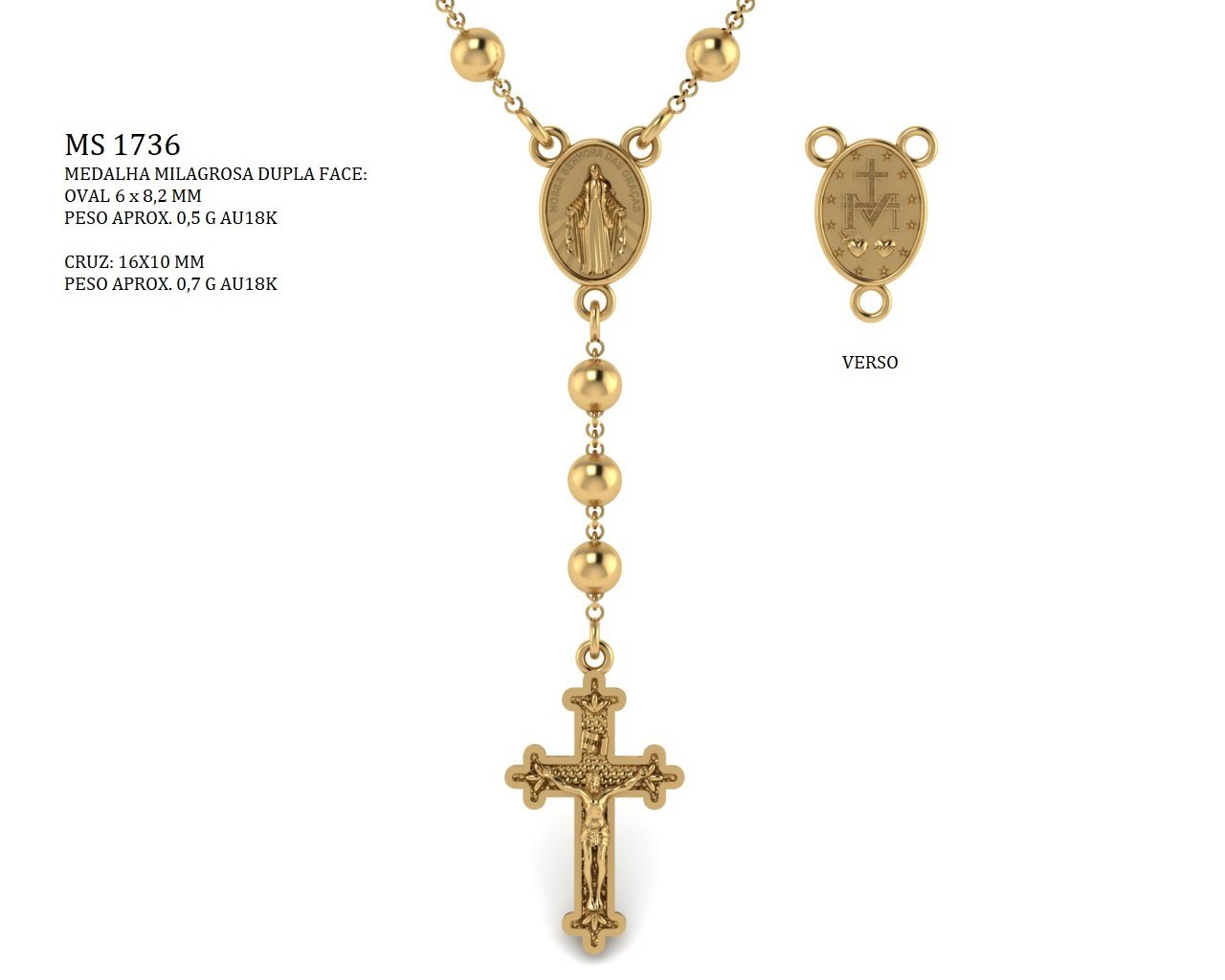 Pingente religioso - Arquivo para impressão 3D. Formato STL