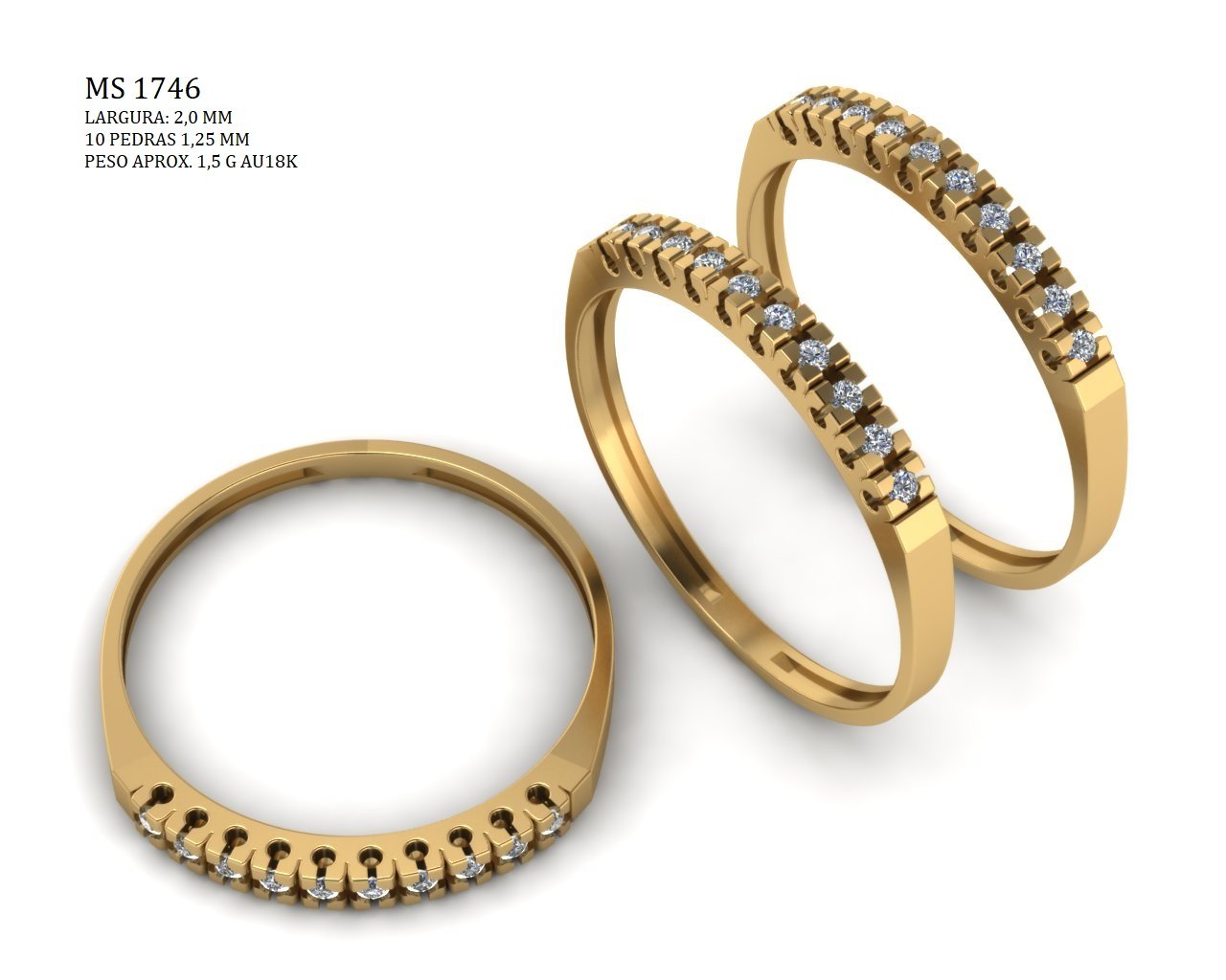 Anel aparador - Arquivo para impressão 3D Formato STL