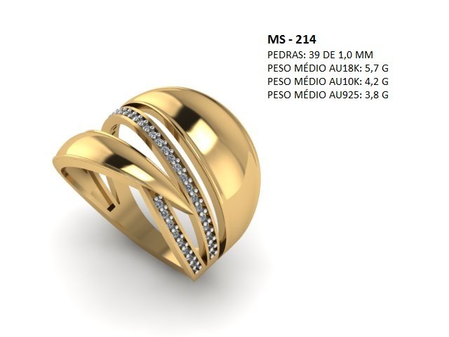 Anel - Arquivo para impressão 3D Formato STL
