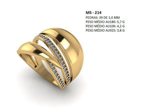 Anel - Arquivo para impressão 3D Formato STL