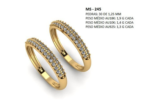 Aparador STL MS-245 - Arquivo 3D para Impressão e Fundição de Joias