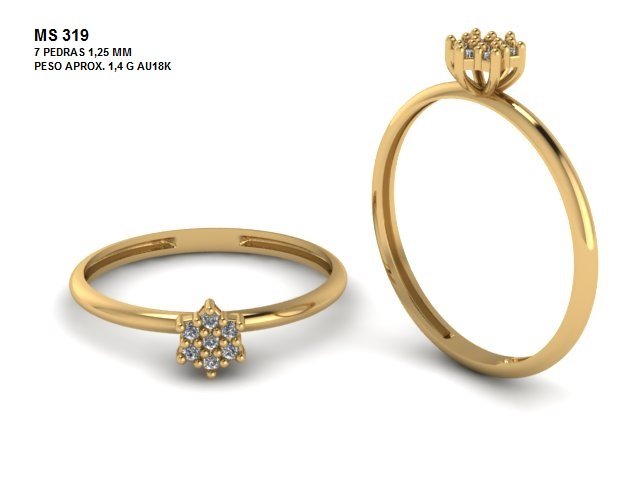 Anel Chuveiro - Arquivo para impressão 3D. Formato STL