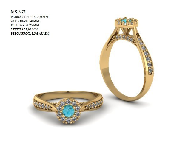 Anel Chuveiro - Arquivo para impressão 3D. Formato STL