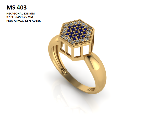 Anel Chuveiro - Arquivo para impressão 3D. Formato STL