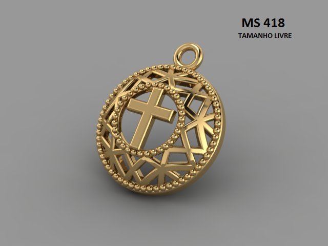 Pingente - Arquivo para impressão 3D. Formato STL