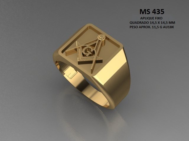 Anel Masculino  - Arquivo para impressão 3D. Formato STL