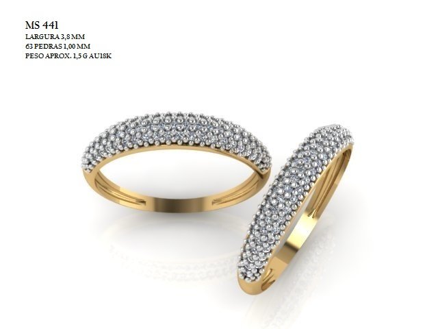 Anel Aparador - Arquivo para impressão 3D. Formato STL