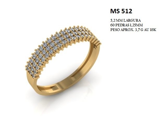 Anel Aparador - Arquivo para impressão 3D. Formato STL