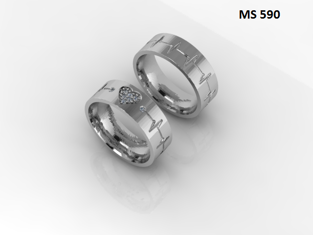 Aliança - Arquivo para impressão 3D Formato STL