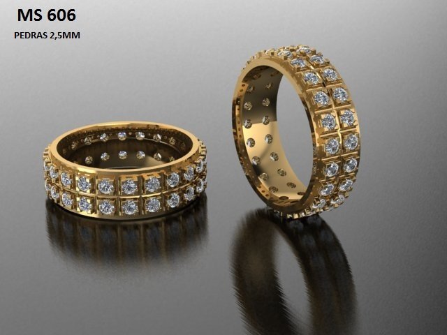 Aliança - Arquivo para impressão 3D Formato STL