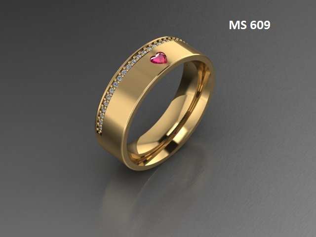 Aliança - Arquivo para impressão 3D Formato STL