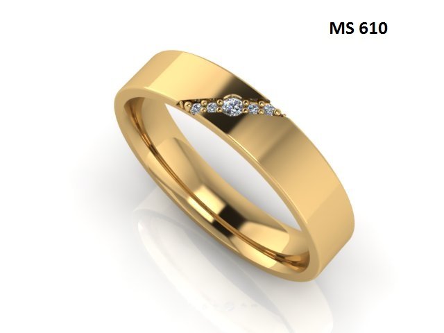 Aliança - Arquivo para impressão 3D Formato STL