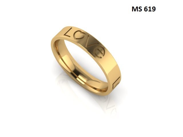 Aliança - Arquivo para impressão 3D Formato STL