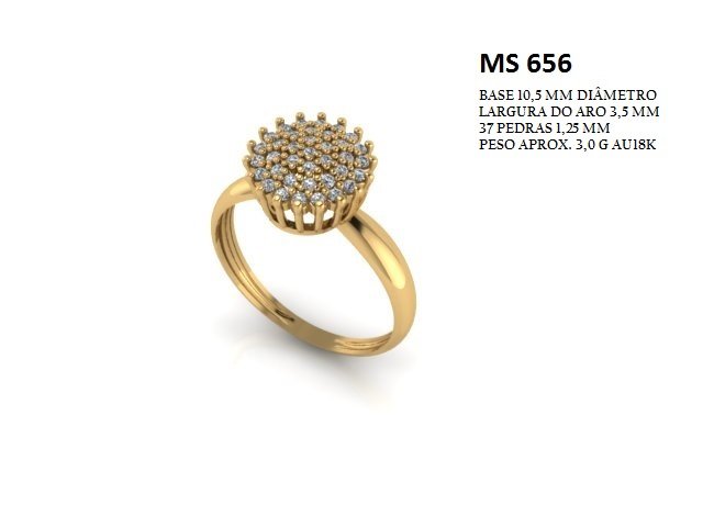 Anel Chuveiro - Arquivo para impressão 3D. Formato STL