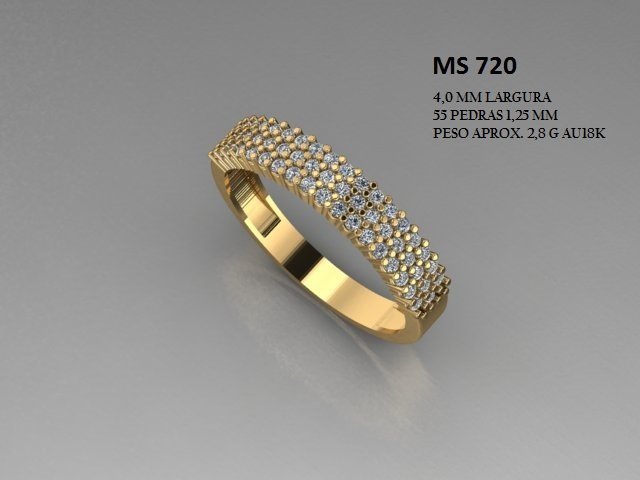 Anel Aparador - Arquivo para impressão 3D. Formato STL