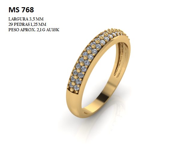 Anel Aparador - Arquivo para impressão 3D. Formato STL