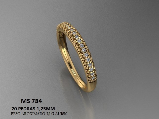 Anel Aparador - Arquivo para impressão 3D. Formato STL