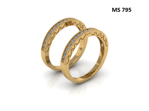 Aparador STL MS-795 - Arquivo 3D para Impressão e Fundição de Joias