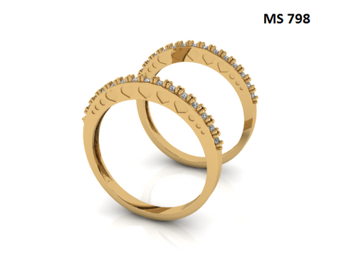 Aparador STL MS-798 - Arquivo 3D para Impressão e Fundição de Joias