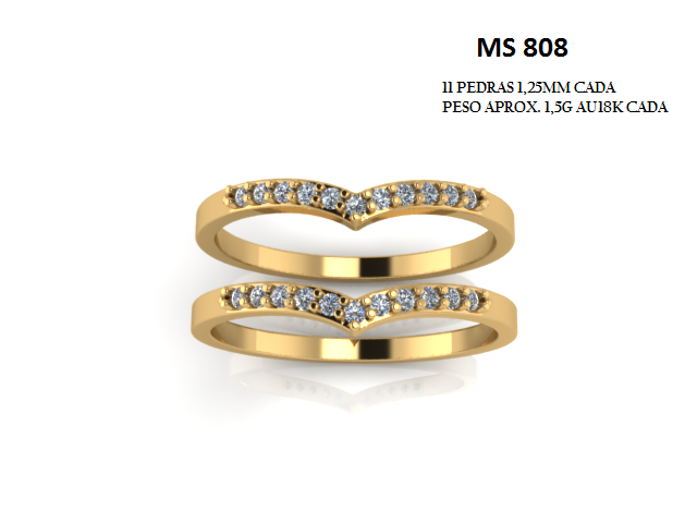 Anel Aparador - Arquivo para impressão 3D. Formato STL