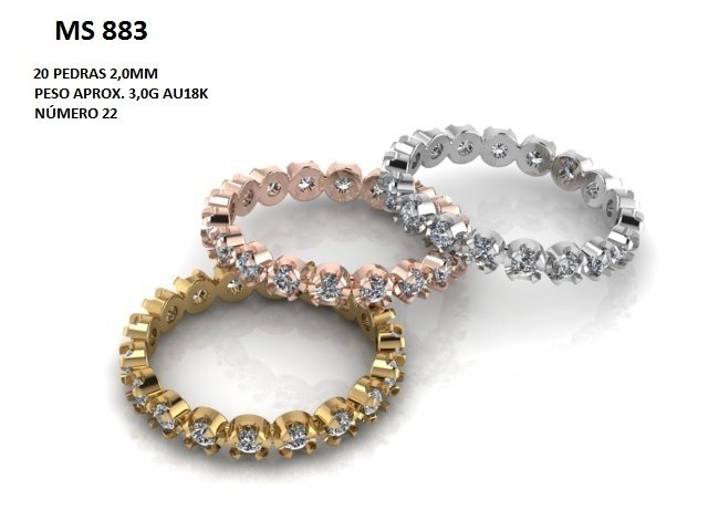 Anel Aparador - Arquivo para impressão 3D. Formato STL