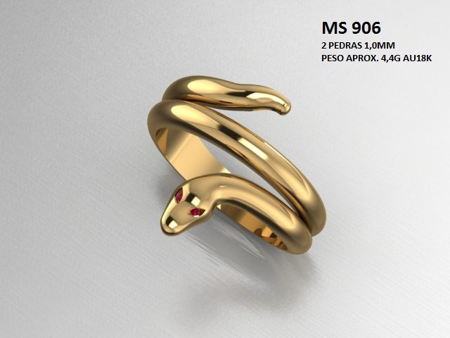 Anel - Arquivo para impressão 3D Formato STL