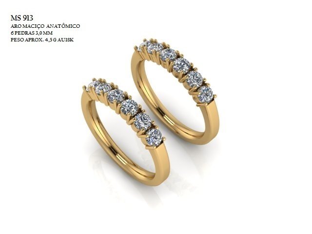 Anel Aparador - Arquivo para impressão 3D. Formato STL