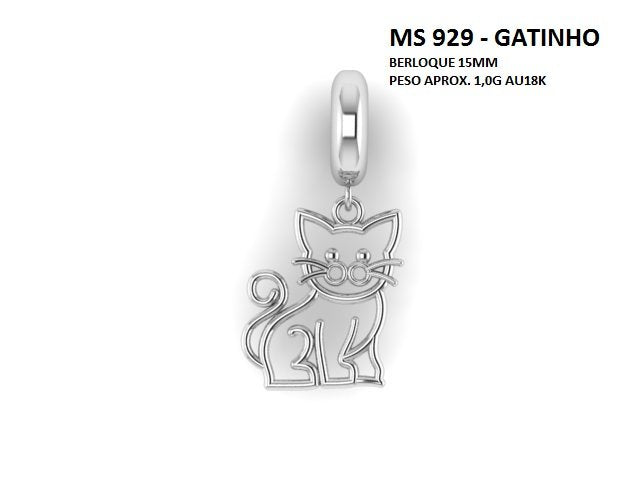 Berloque - Arquivo para impressão 3D Formato STL