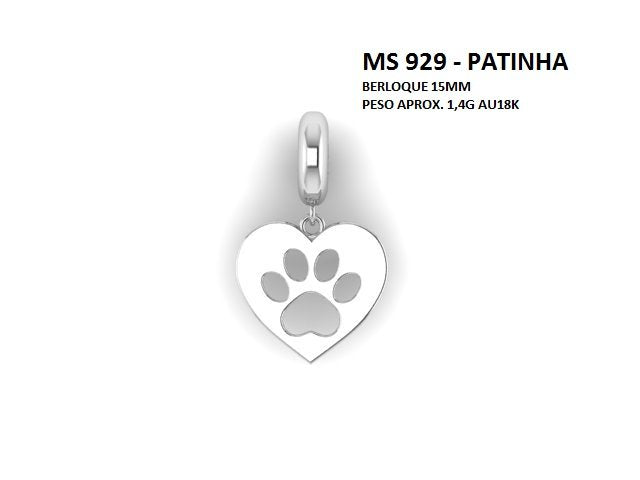 Berloque - Arquivo para impressão 3D Formato STL