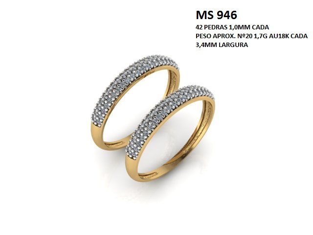 Anel Aparador - Arquivo para impressão 3D. Formato STL