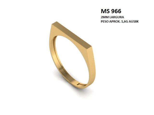 Anel - Arquivo para impressão 3D Formato STL